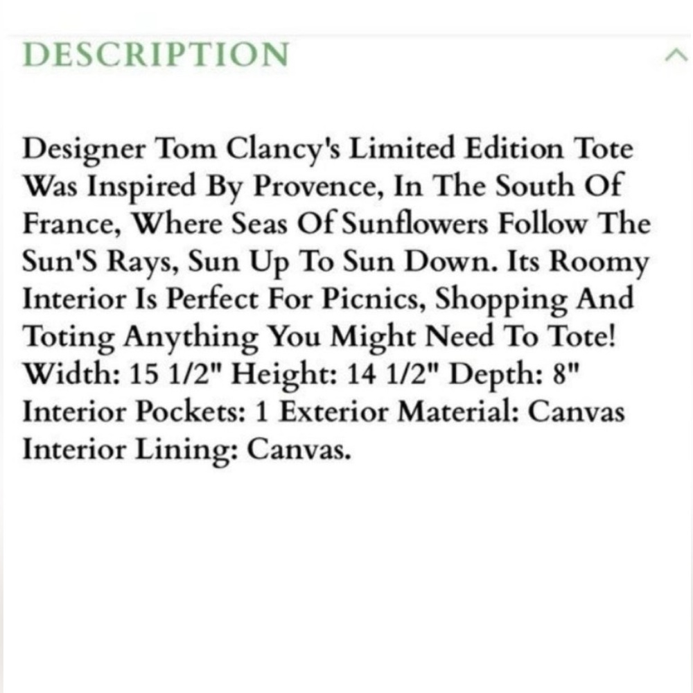 NWT BRIGHTON “Something Wonderful Is About To Happen Live Canvas Sunflower Tote - Picture 16 of 16